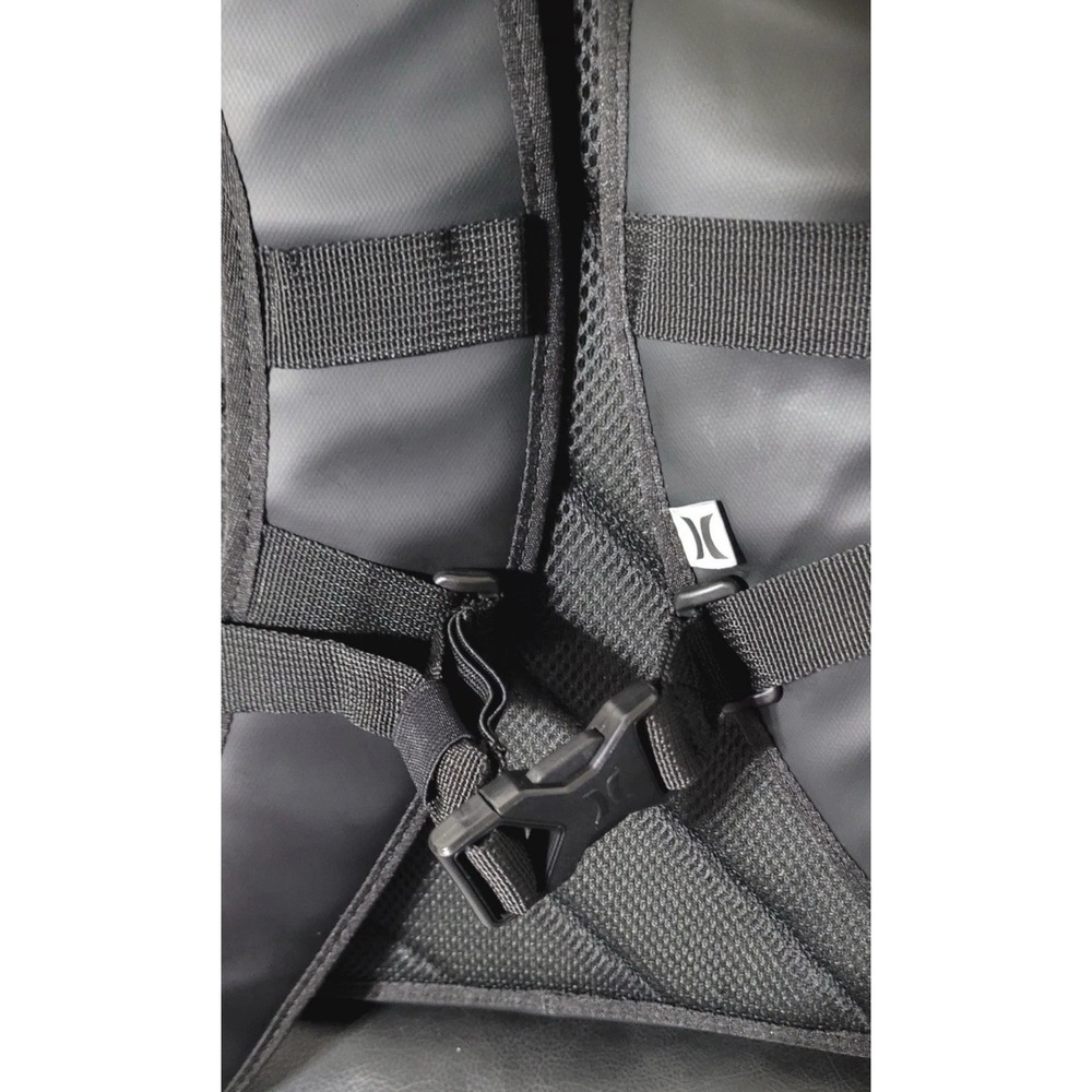 NWT Hurley Black Renegade II Backpack Mens OS Water Resistant Tactical Surf Bag - Picture 10 of 12